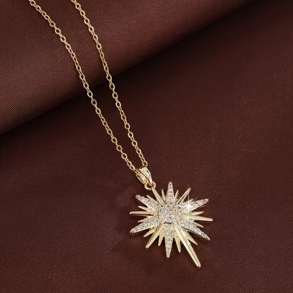14K Gold Womens 2ct Diamond Pendant Necklace Ladies New 14 Karat Silver Jewelry